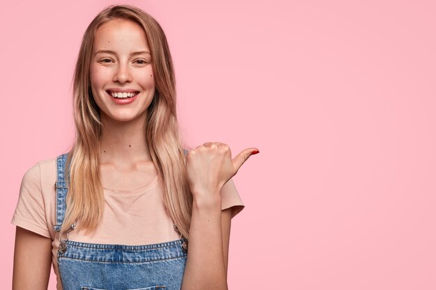 portrait of young blonde woman
