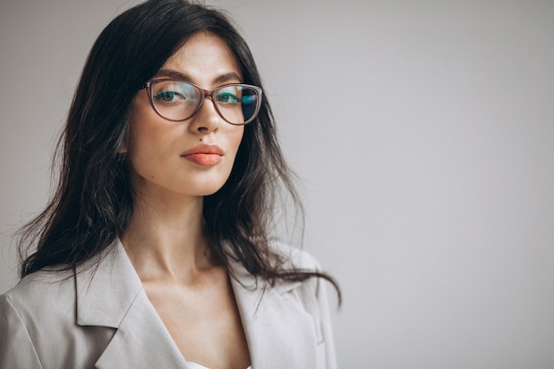 Portrait of a young business woman in office