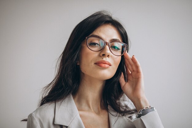 Portrait of a young business woman in office