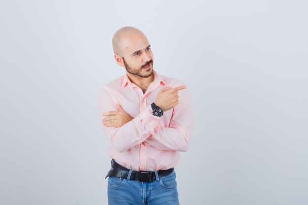 Portrait of a young confident man