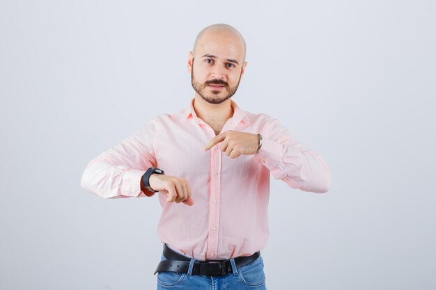 Portrait of a young confident man