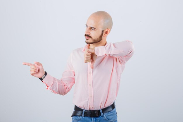 Portrait of a young confident man