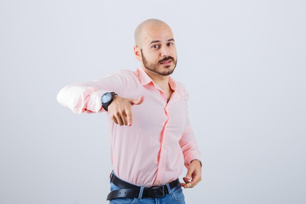 Portrait of a young confident man