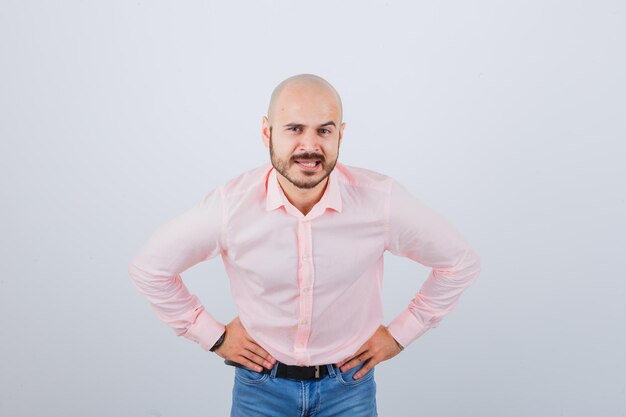 Portrait of a young confident man