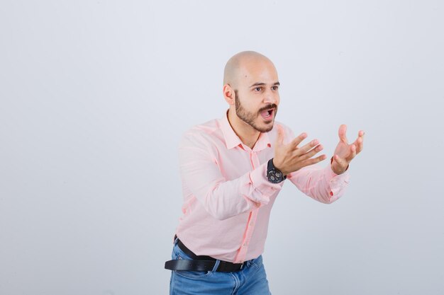 Portrait of a young confident man