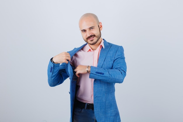 Portrait of a young confident man