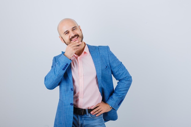 Portrait of a young confident man