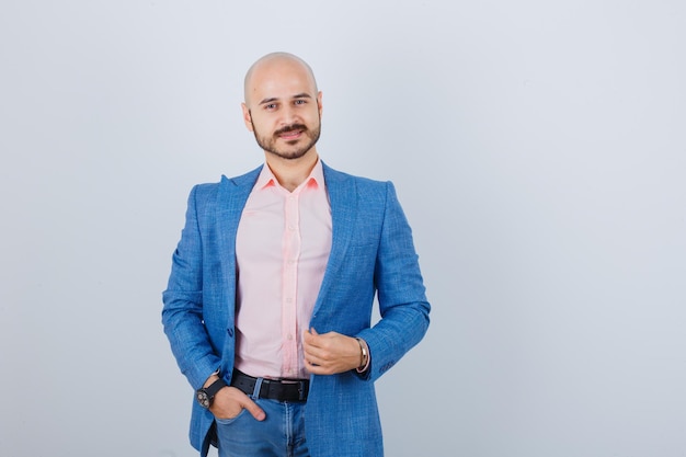 Portrait of a young confident man