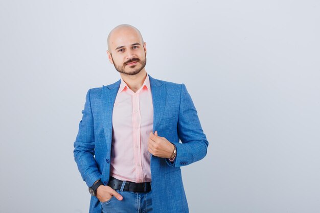 Portrait of a young confident man