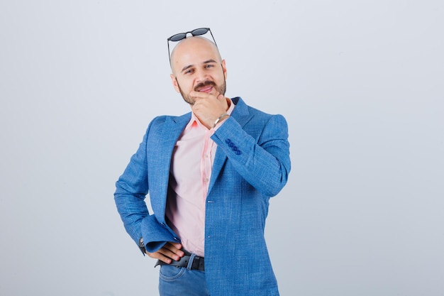 Portrait of a young confident man