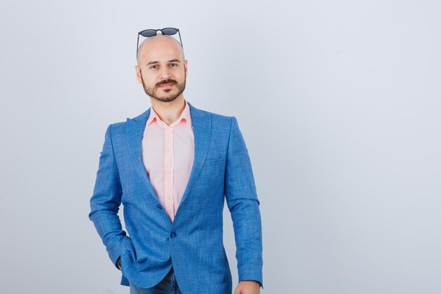 Portrait of a young confident man