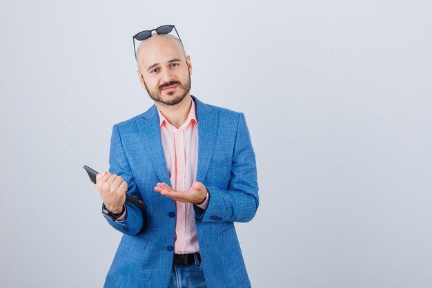 Portrait of a young confident man