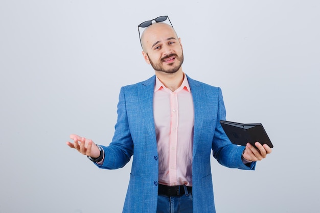 Portrait of a young confident man