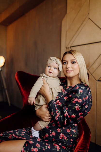 Portrait of a young family 