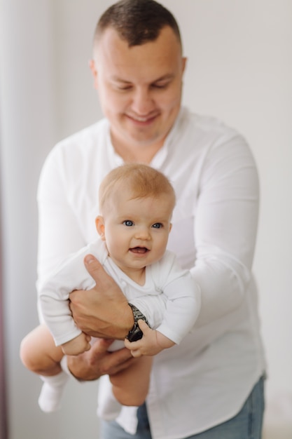 Free photo portrait of a young family