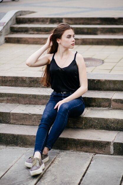 portrait of young girl