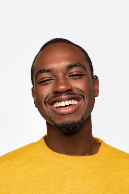 Photo Face of happy smiling African man Image #1952424