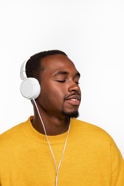 Portrait of young man isolated