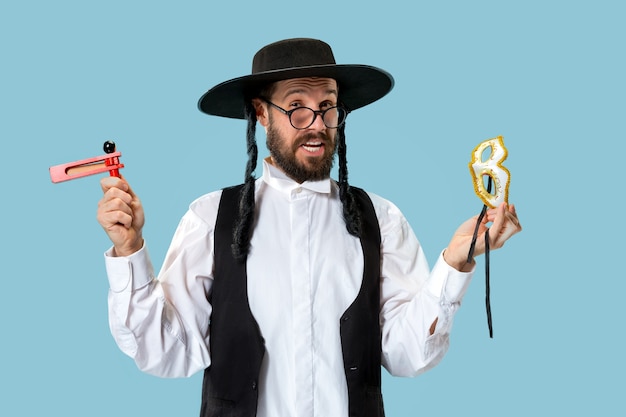 Portrait of a young orthodox Hasdim Jewish man