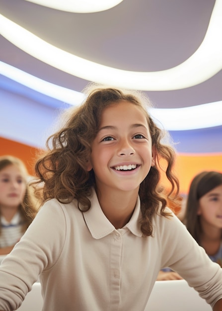 Free photo portrait of young school student