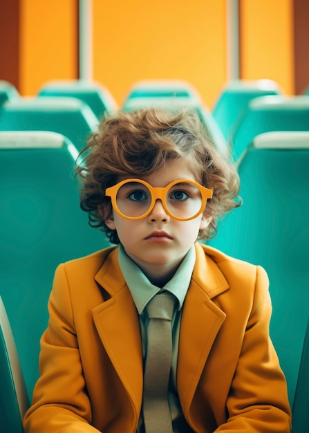 Free photo portrait of young school student