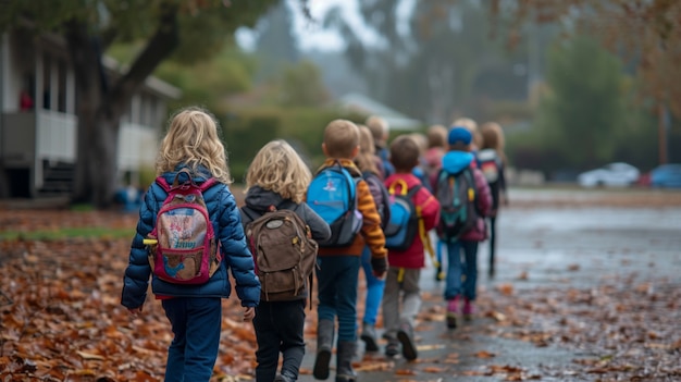 Free photo portrait of young school students