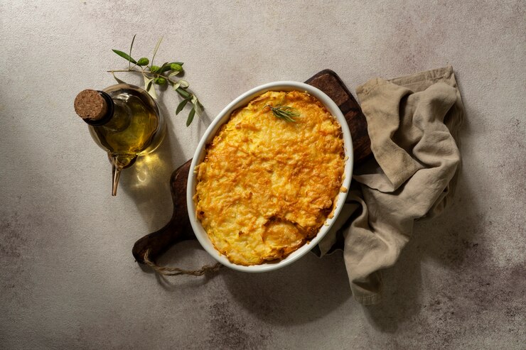 Free Photo portuguese traditional delicious empadao dish