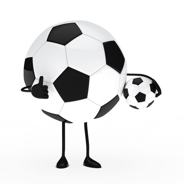 Free photo positive character with a ball