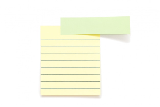 Post it papers isolated over background