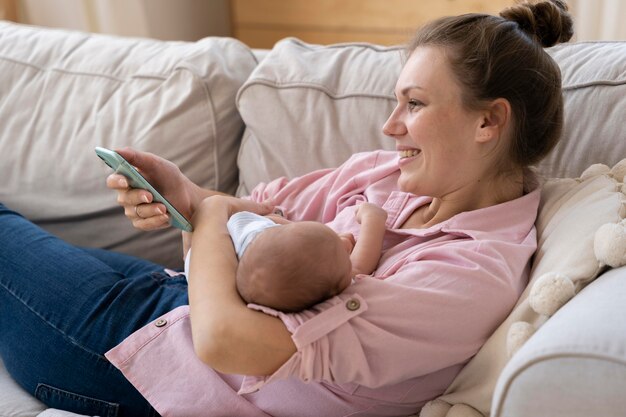 母と子との産後の期間