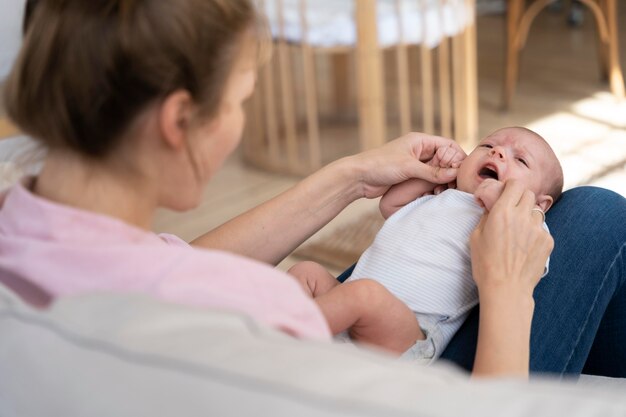 母と子との産後の期間