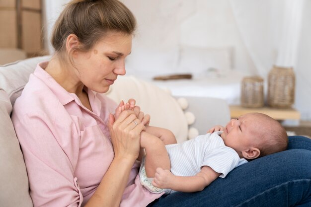 母と子との産後の期間