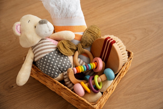 Postpartum  basket still life