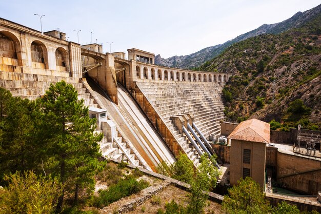 power station on Segre river