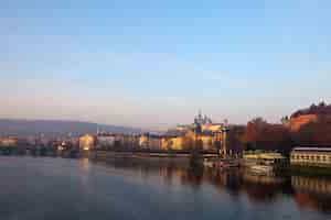 Free photo prague from vltava. czech republic