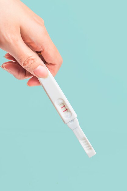 Pregnancy test stick, surprise