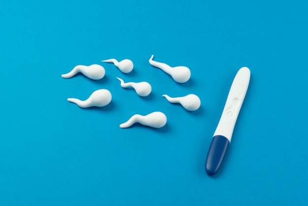 Free photo pregnancy test still life arrangement