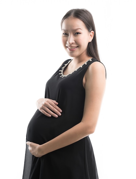 Free photo pregnant woman