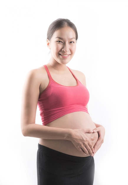 Free photo pregnant woman