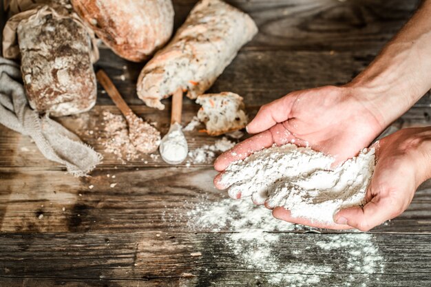 preparation of the bread