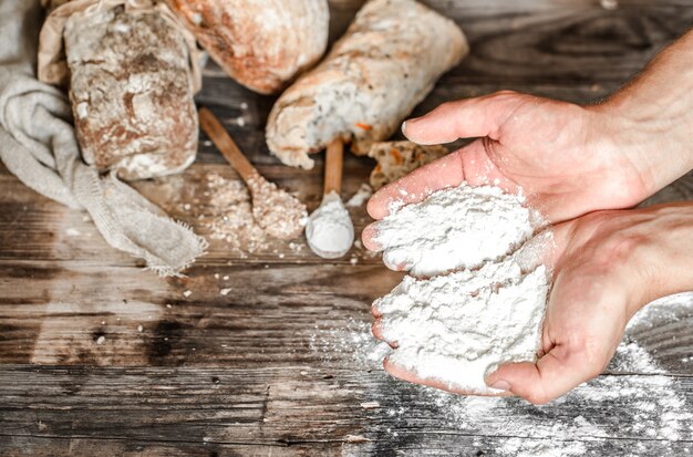 preparation of the bread