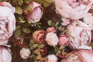 Free photo pretty wedding flowers close up view background