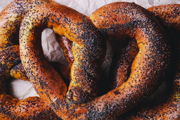 Pretzel on the table