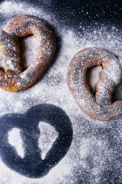 Pretzel on the table