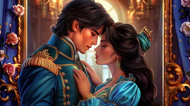princess and prince digital art