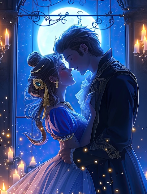 princess and prince digital art