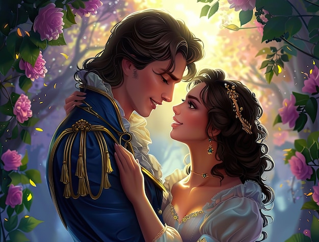 princess and prince digital art