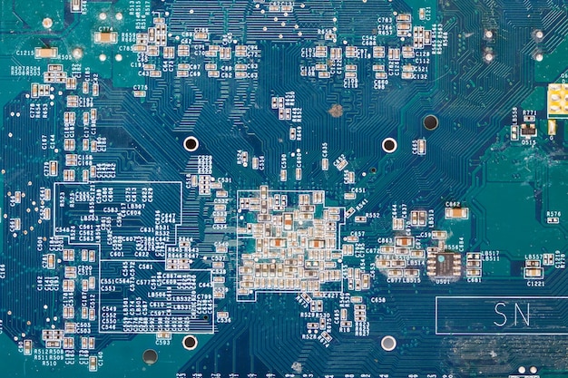 printed circuit as background