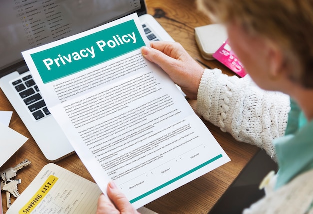 Privacy Policy Service Documents Terms of Use Concept