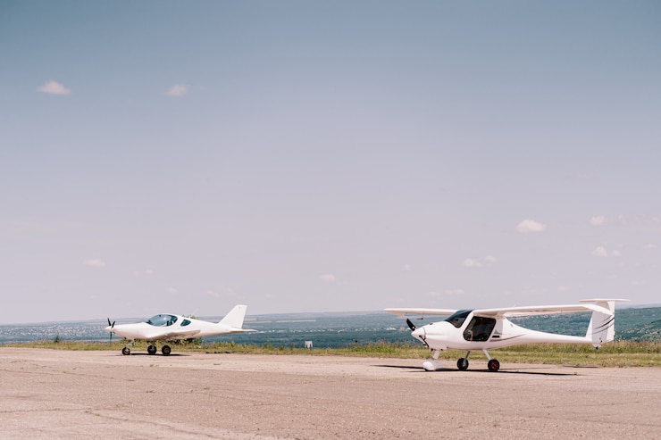 無料Photo フィールドの私用飛行機
